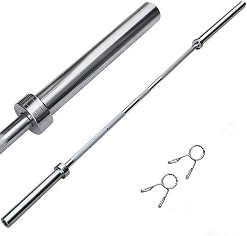 Strongway 6FT 7FT Olympic Bar Barbell Weight Lifting Fitness Gym Equipment